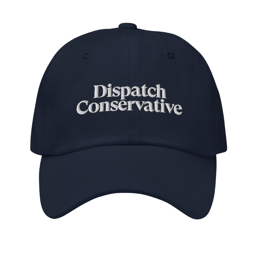Dispatch Conservative Navy Canvas Hat - White Embroidery