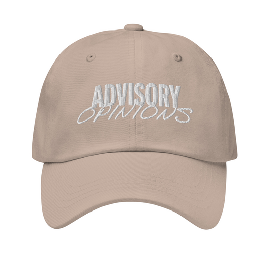 Advisory Opinions Canvas Hat - Khaki