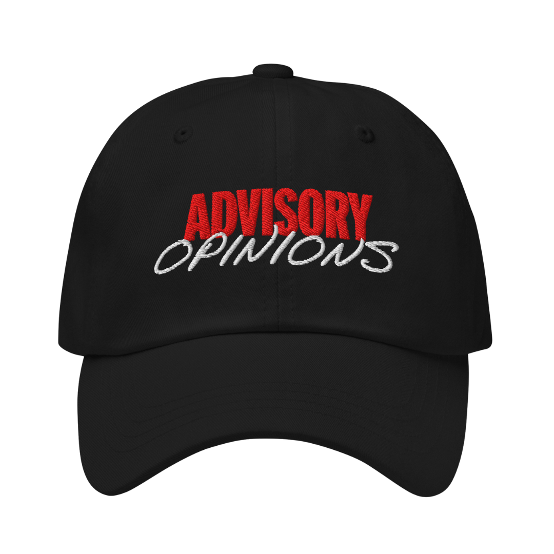 Advisory Opinions Canvas Hat - Black