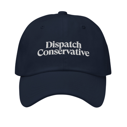 Dispatch Conservative Navy Canvas Hat - White Embroidery