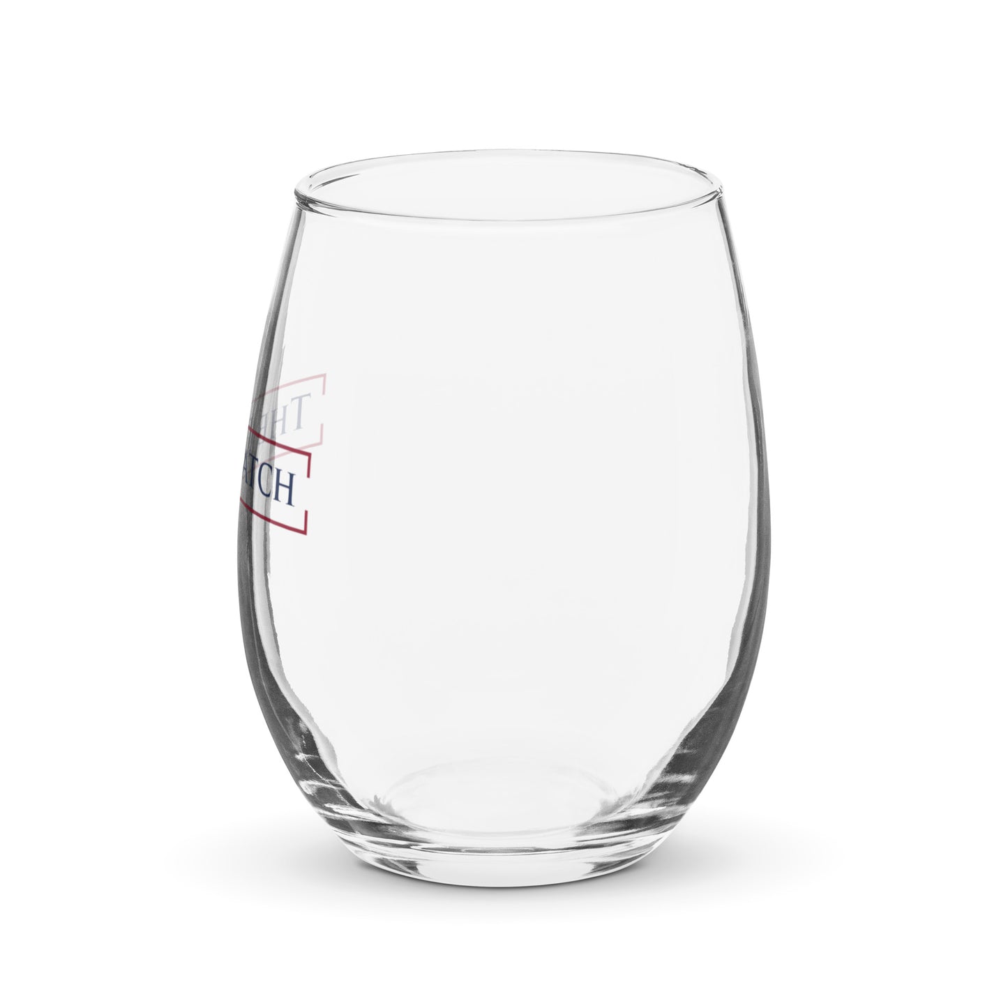 Dispatch Logo Stemless Wine Glass